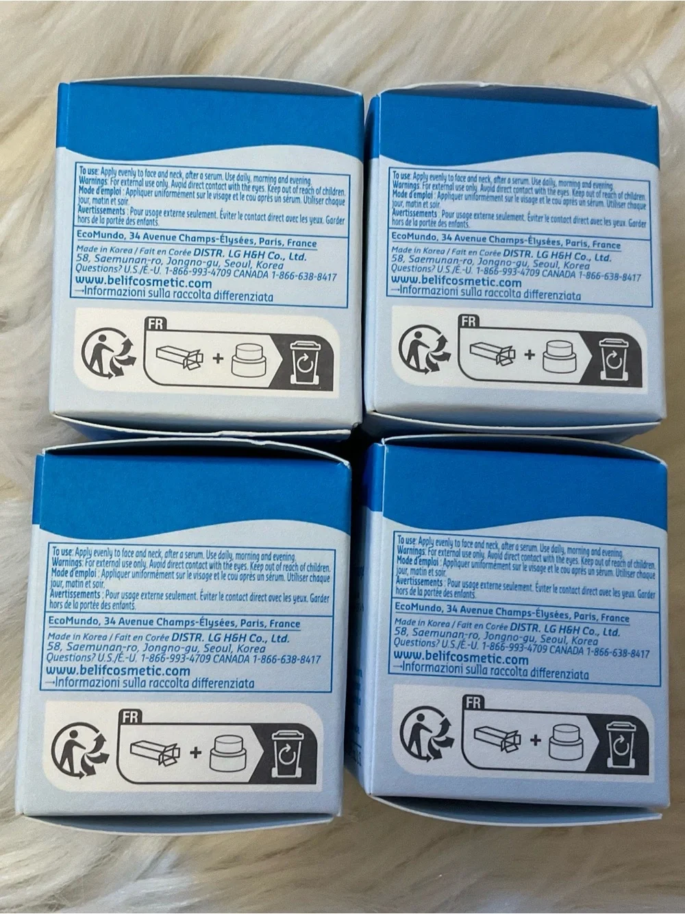 Belif The True Cream - New x4 Travel Size